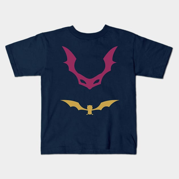 Digimon Adventure #016 Myotismon Kids T-Shirt by manuel.rosales.dg@gmail.com